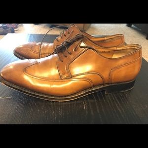 Salvatore ferraganno brown wingtip dress shoes 200